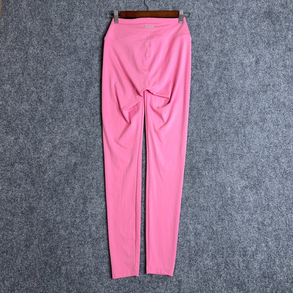 Pink Victoria's Secret Active Leggings Womens Small Pink High Waisted Cinch Yoga - Picture 5 of 9